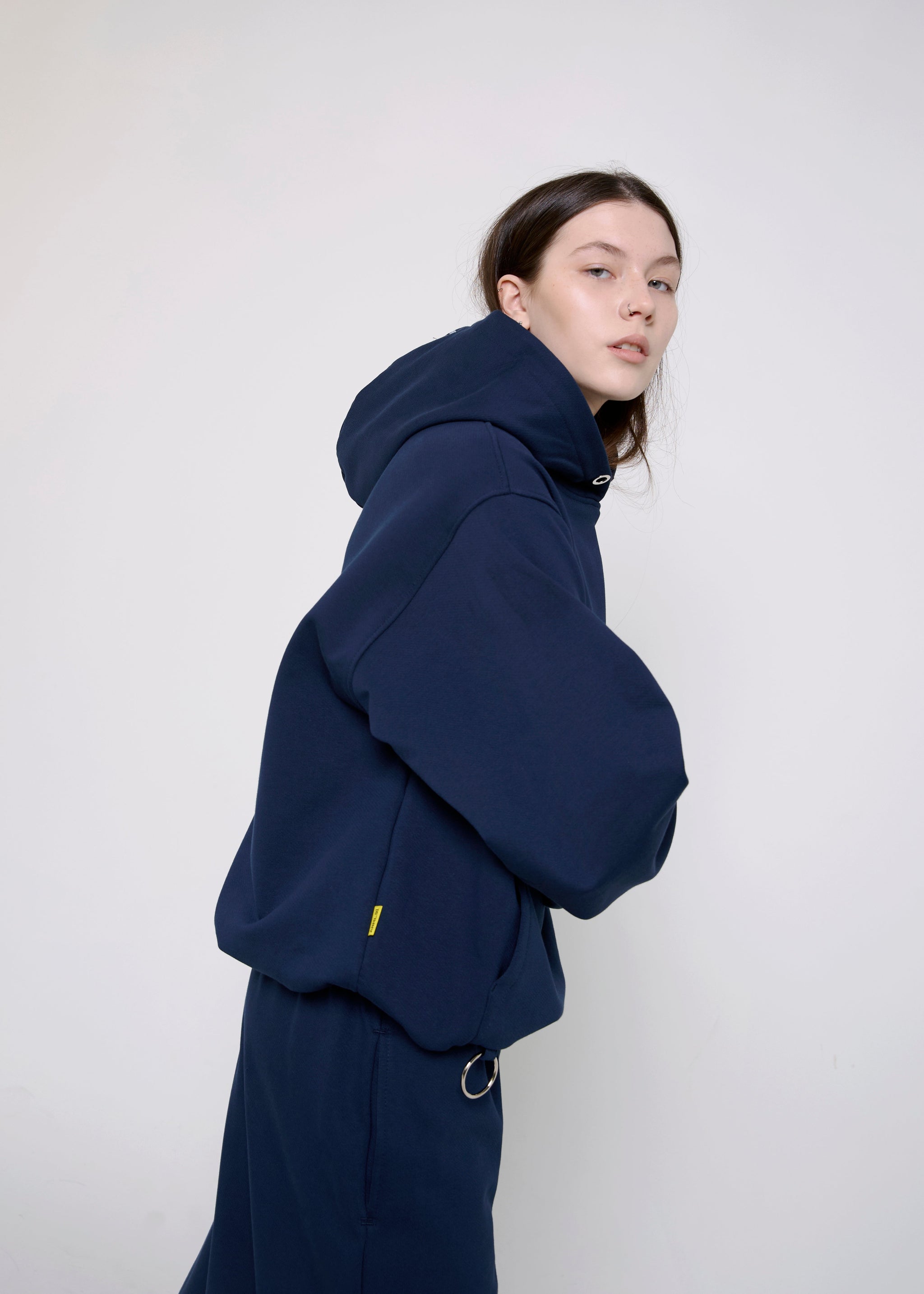 BASIC & BUBBLE navy zipped set – Animals Wave